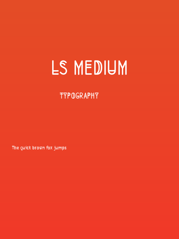 LS Medium Poster