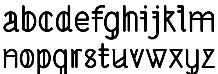 LS Medium Font LOWERCASE