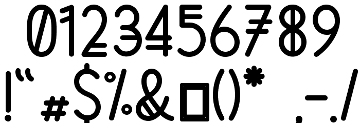 LS-RegularAlt Font OTHER CHARS