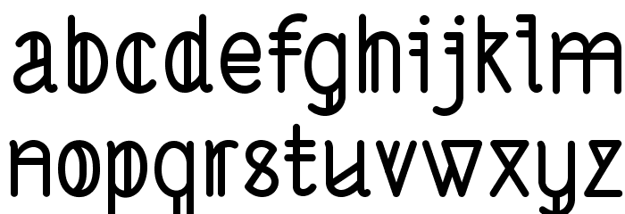 LS-RegularAlt Font LOWERCASE