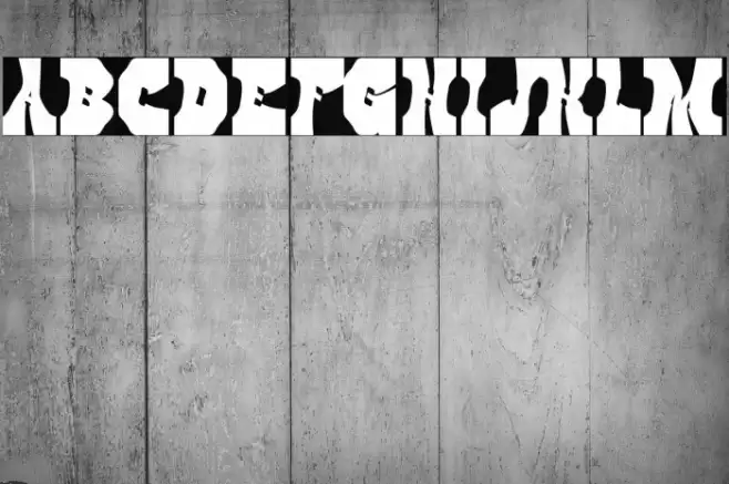 LSD GLITCH फ़ॉन्ट examples