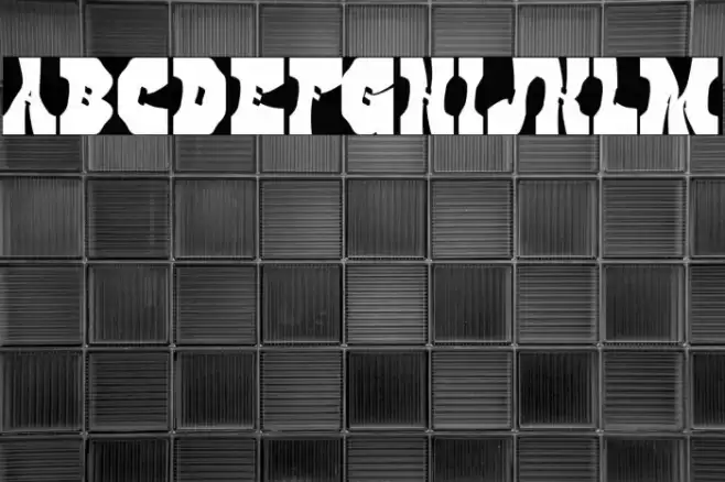 LSD GLITCH फ़ॉन्ट examples