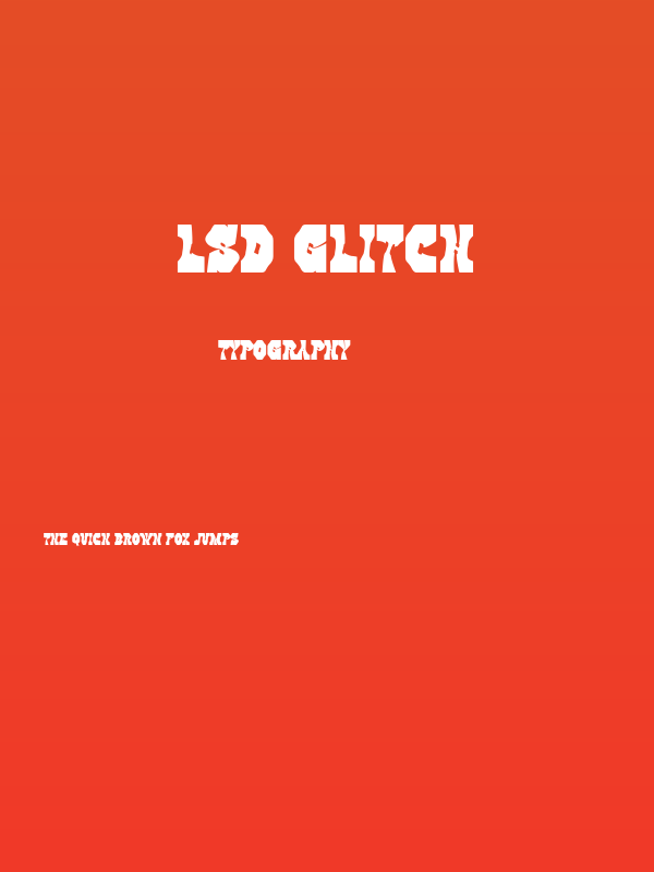 LSD GLITCH Poster