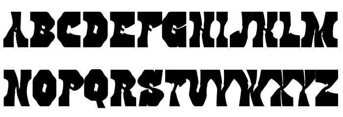 LSD GLITCH Font LOWERCASE