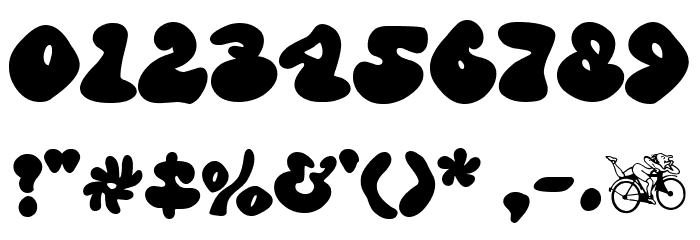 LSD in the Water Font OTHER CHARS