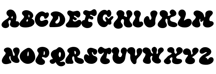 LSD in the Water Font LOWERCASE