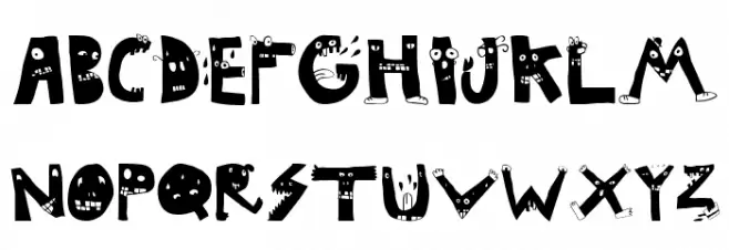 LSD junior Schriftart Groß