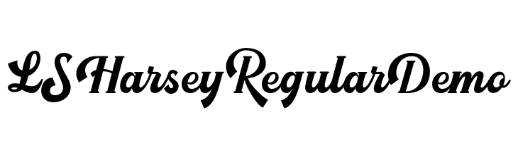 LSHarseyRegularDemo  baixar fontes gratis