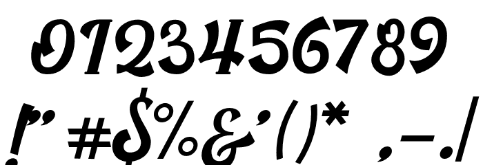 LSHarseyRegularDemo Font OTHER CHARS