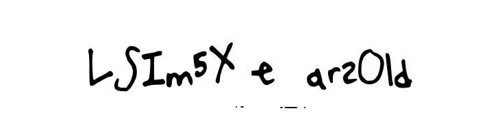 LSIm5YearsOld  Frei Schriftart Herunterladen