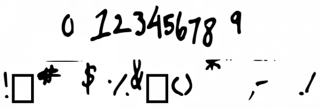 LSIm5YearsOld Font Alte caractere