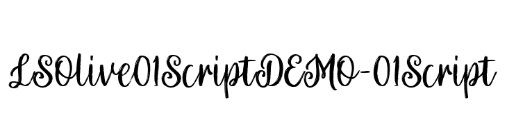 LSOlive01ScriptDEMO-01Script  Frei Schriftart Herunterladen