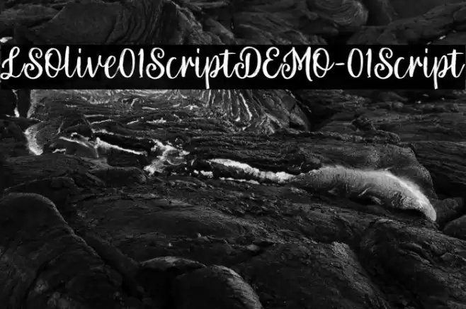 LSOlive01ScriptDEMO-01Script Font examples