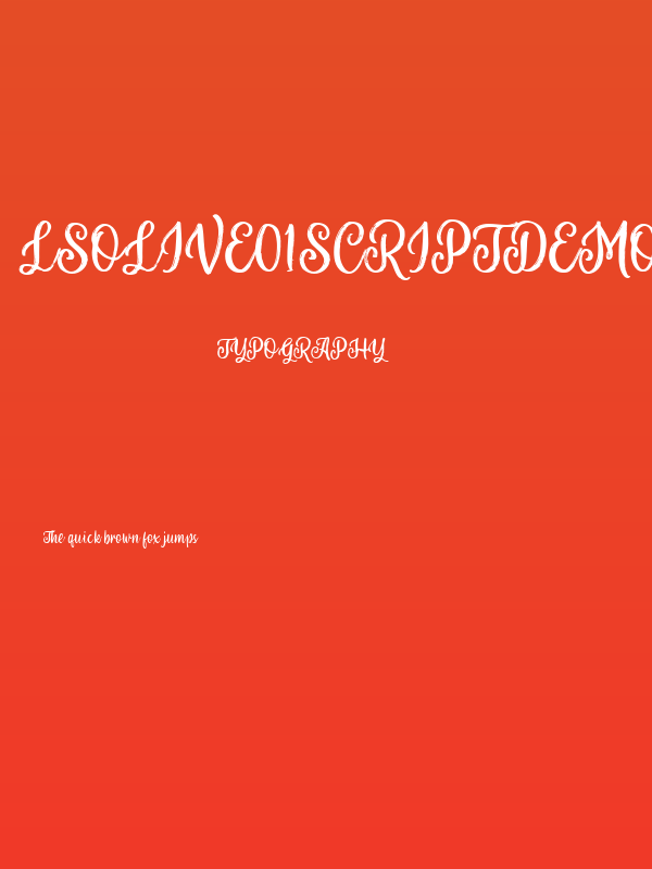 LSOlive01ScriptDEMO-01Script Poster