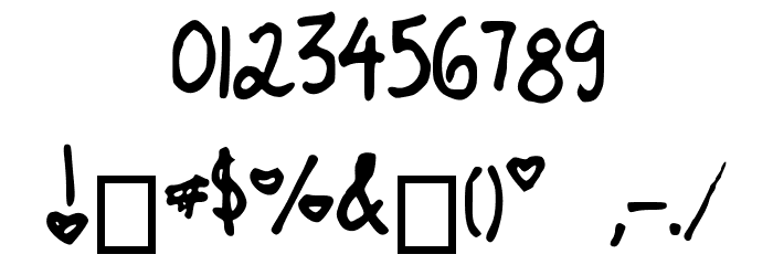 LSThisNightisFlawless Font OTHER CHARS