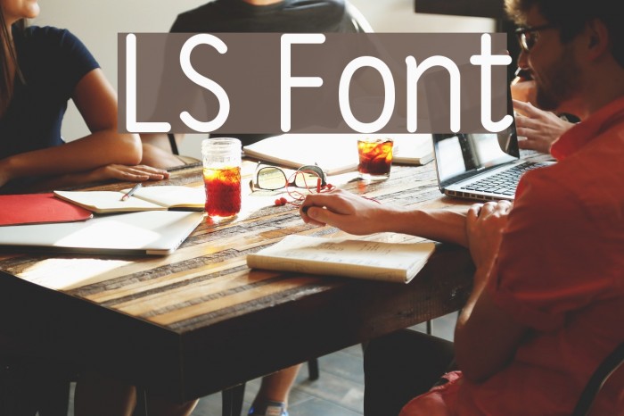 LS Font examples