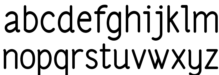 LS Font LOWERCASE