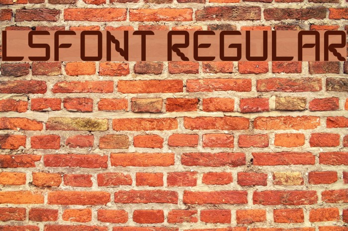 lsfont Regular Font examples