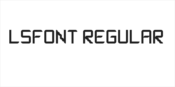 lsfont Regular Logo