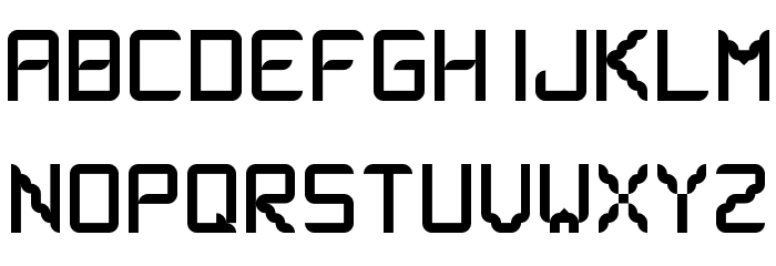 lsfont Regular Font LOWERCASE