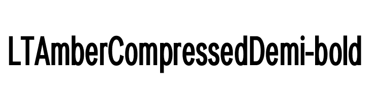 LT Amber Compressed Demi-bold  フリーフォントのダウンロード