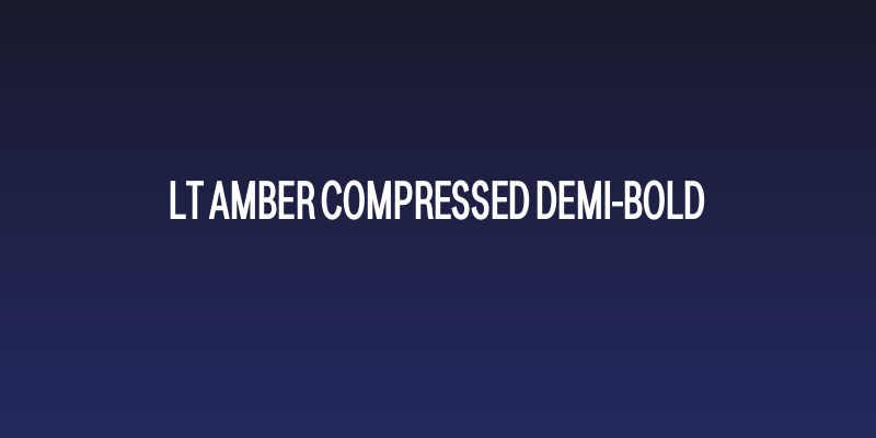 LT Amber Compressed Demi-bold Social Header
