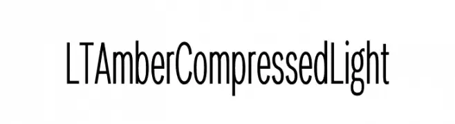 LT Amber Compressed Light  les polices de caractères gratuit tlcharger