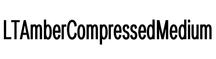 LT Amber Compressed Medium  Free Fonts Download