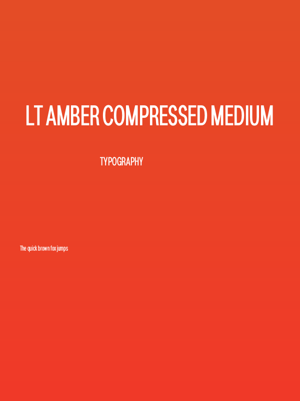 LT Amber Compressed Medium Poster