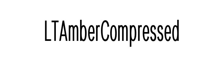 LT Amber Compressed  Скачать бесплатные шрифты