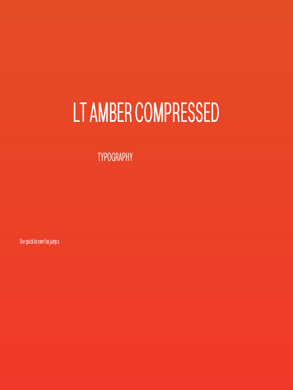 LT Amber Compressed Poster