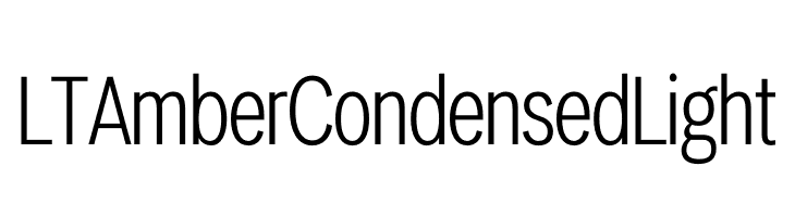 LT Amber Condensed Light  font caratteri gratis