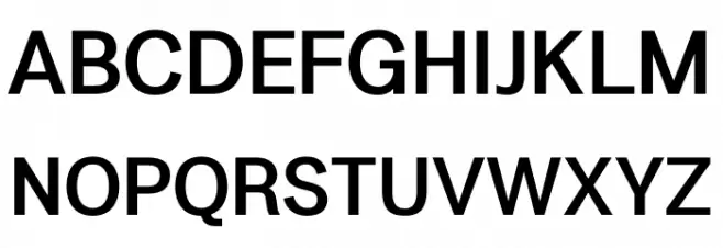 LT Amber Demibold Schriftart Groß
