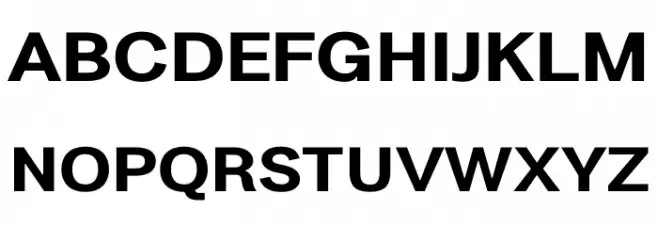 LT Amber Extended Bold Font Litere mari
