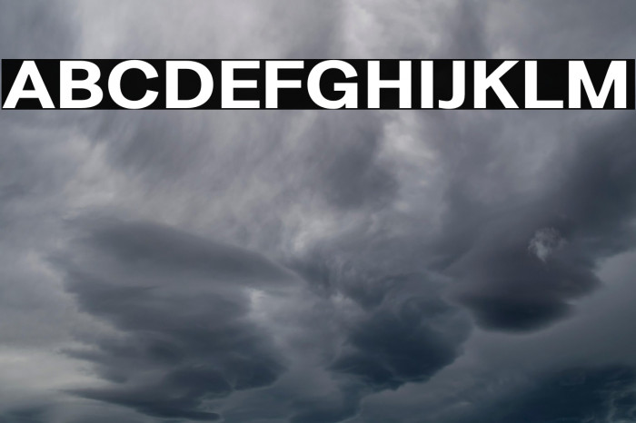 LT Amber Extended Bold Example 1