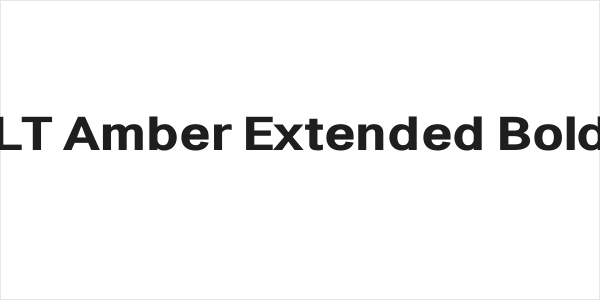 LT Amber Extended Bold Logo