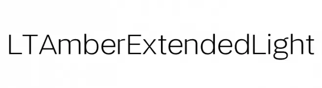 LT Amber Extended Light  les polices de caractères gratuit tlcharger