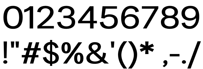LT Amber Extended Medium Font OTHER CHARS