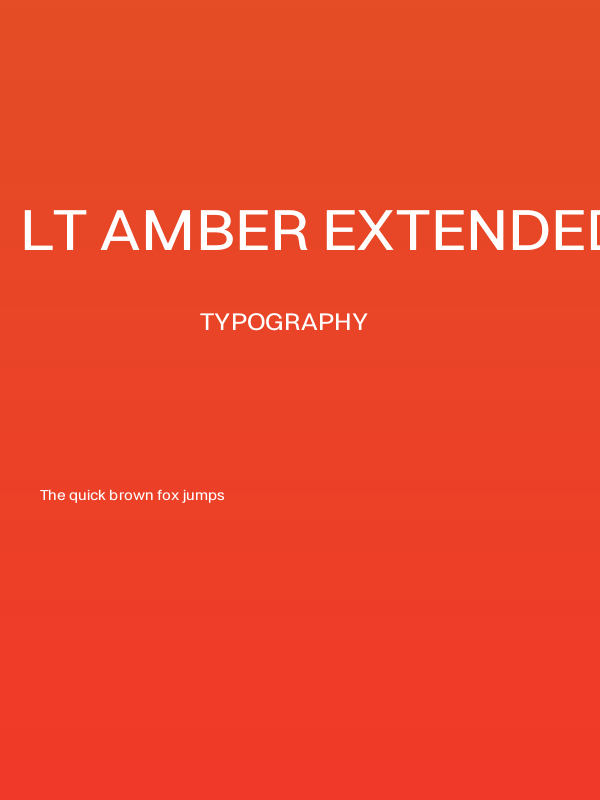 LT Amber Extended Medium Poster