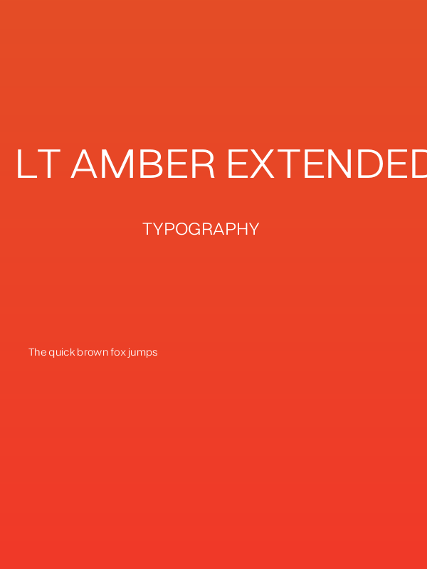 LT Amber Extended Poster