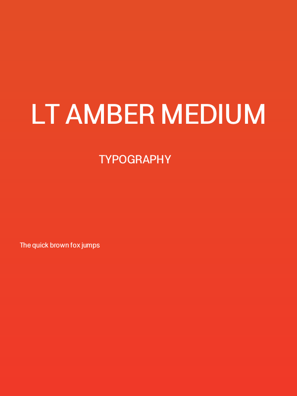 LT Amber Medium Poster