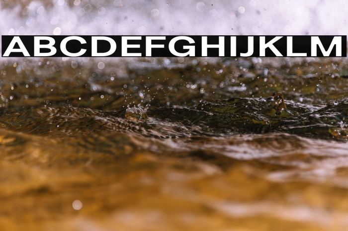 LT Amber Wide Extra-expanded Bold Example 1