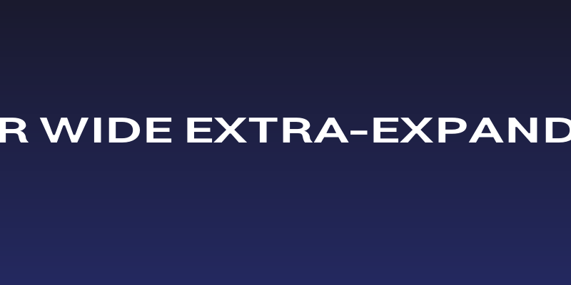 LT Amber Wide Extra-expanded Bold Social Header