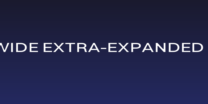 LT Amber Wide Extra-expanded Demi-bold Social Header