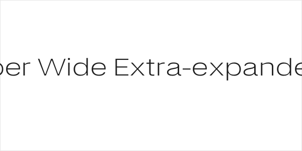 LT Amber Wide Extra-expanded Light Logo