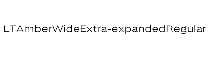 LT Amber Wide Extra-expanded Regular  Free Fonts Download