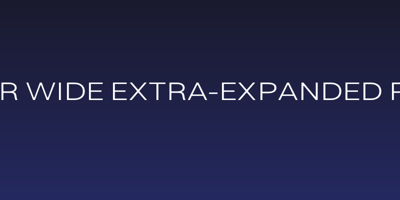 LT Amber Wide Extra-expanded Regular Social Header