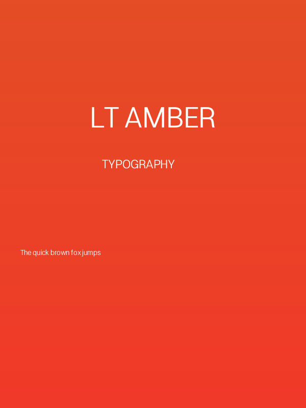 LT Amber Poster