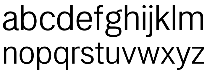 LT Amber Font LOWERCASE