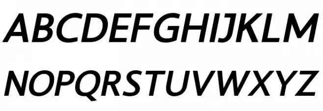 LT Asus Bold Italic 字体 大写